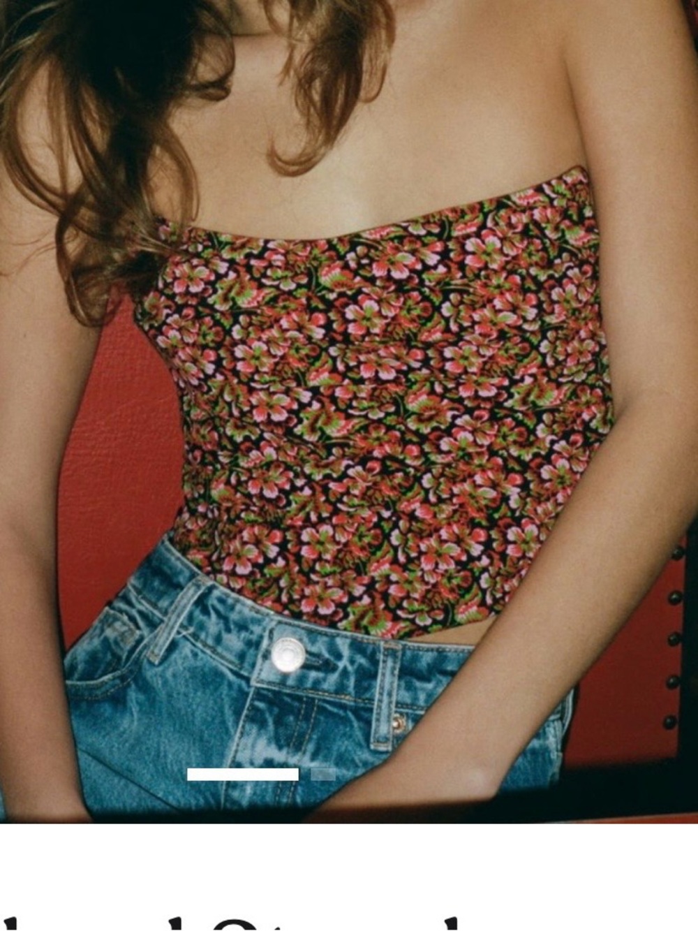 Zara Floral High-Rise Shorts - Pink & Black